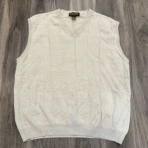 🧥 Vintage Roberto Villini Sweater Vest - Classic Neutral Knit